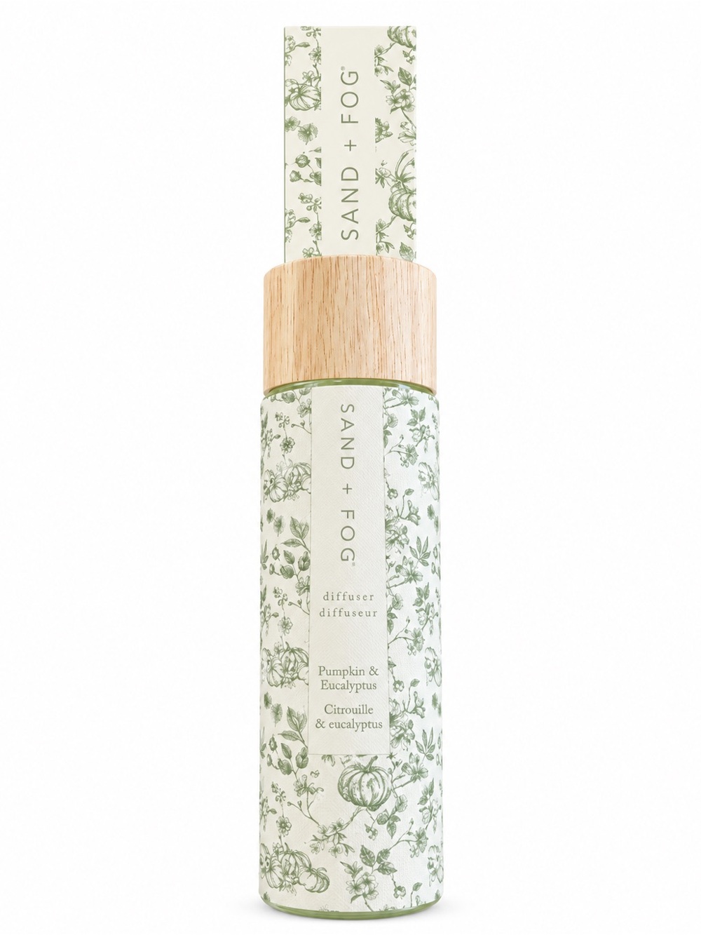 SAND + FOG Pumpkin & Eucalyptus Diffuser — Light Green